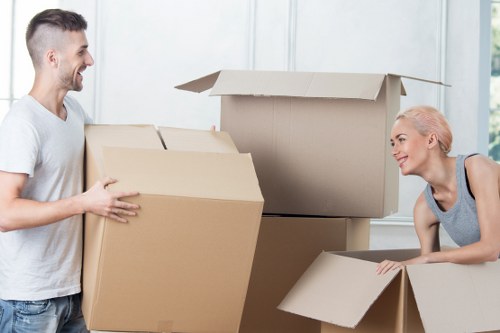 Careful packing and labeling for a France relocation